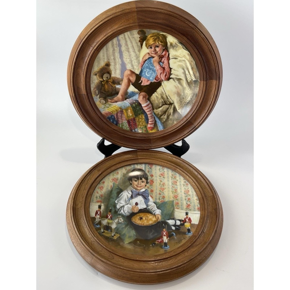 RECO Mother Goose  "Little Jack Horner" 1982 & "Diddle Diddle Dumpling" 1984 Set